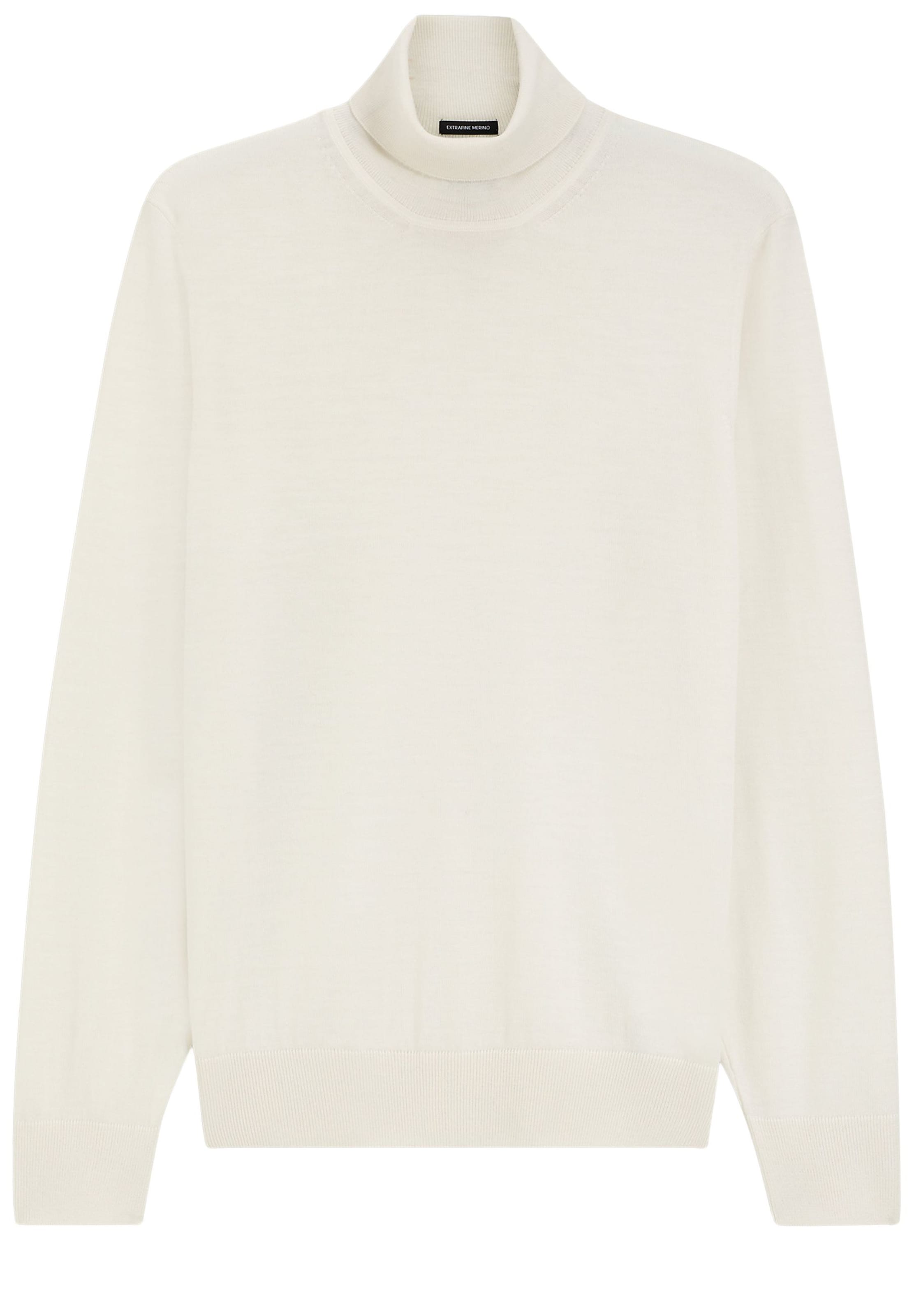 BOSS Pullover 'Musso' in Weiß: Vorderseite
