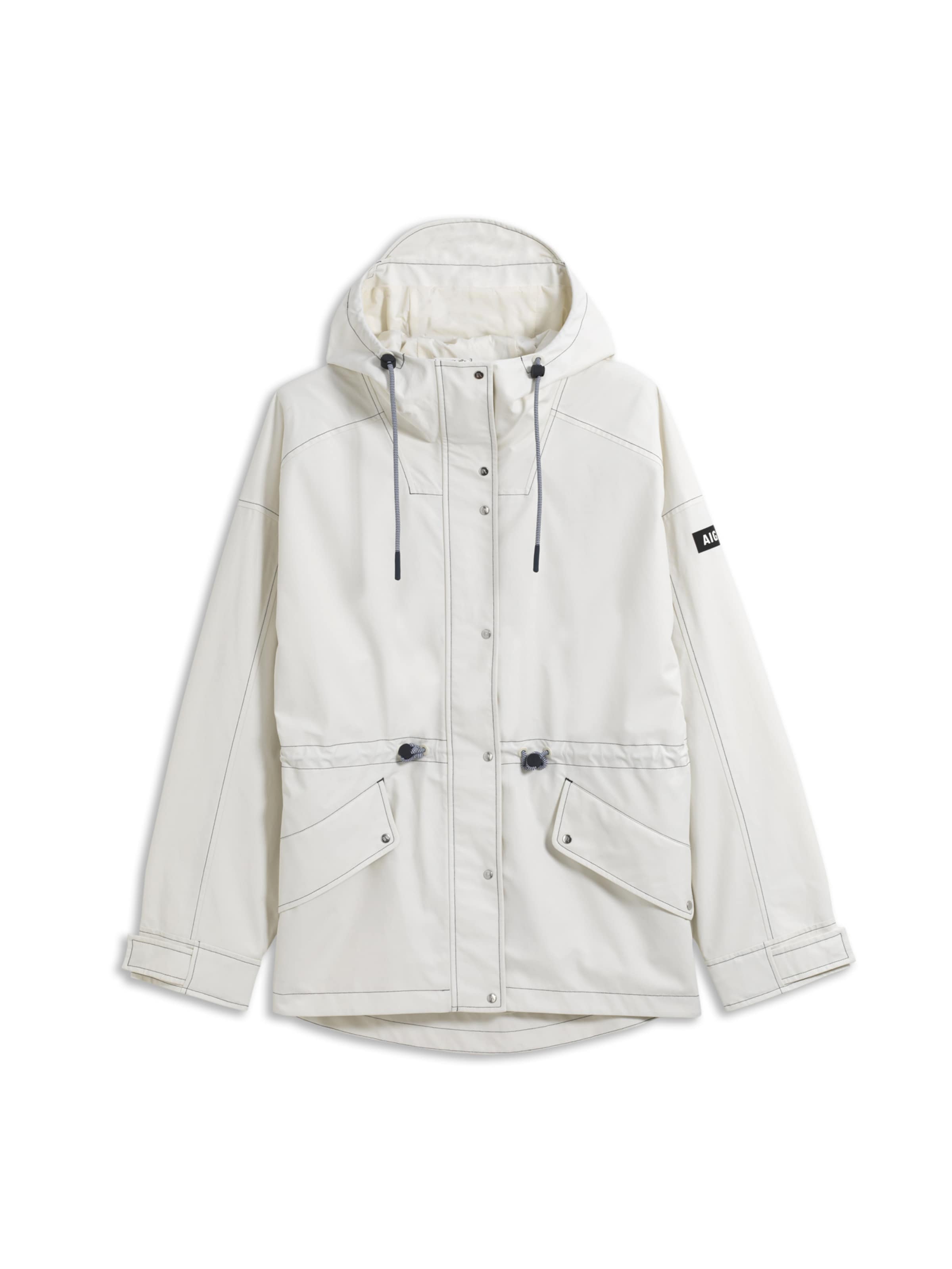 AIGLE Tussenparka in Wit: voorkant