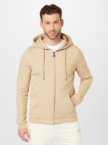 BALR. Sweatvest 'Series' in Beige: voorkant