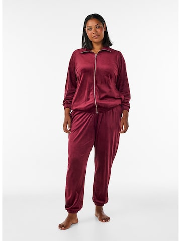 Tapered Pantaloni di Zizzi in rosso