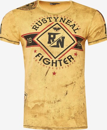 Rusty Neal Shirt in Yellow: front