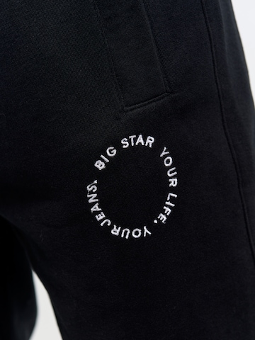 BIG STAR Tapered Broek 'KERSYN' in Zwart