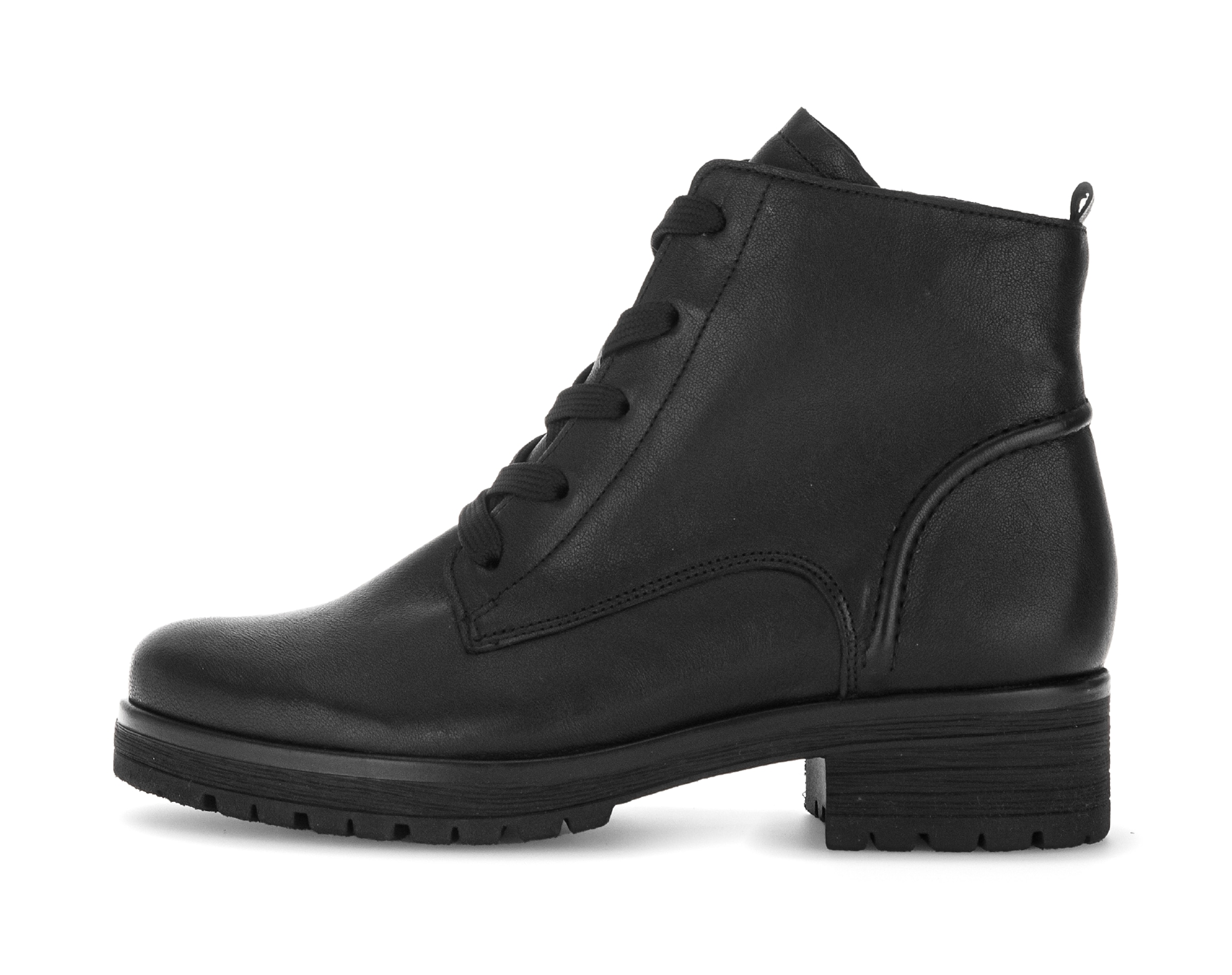GABOR Lace-up boot in Black: front