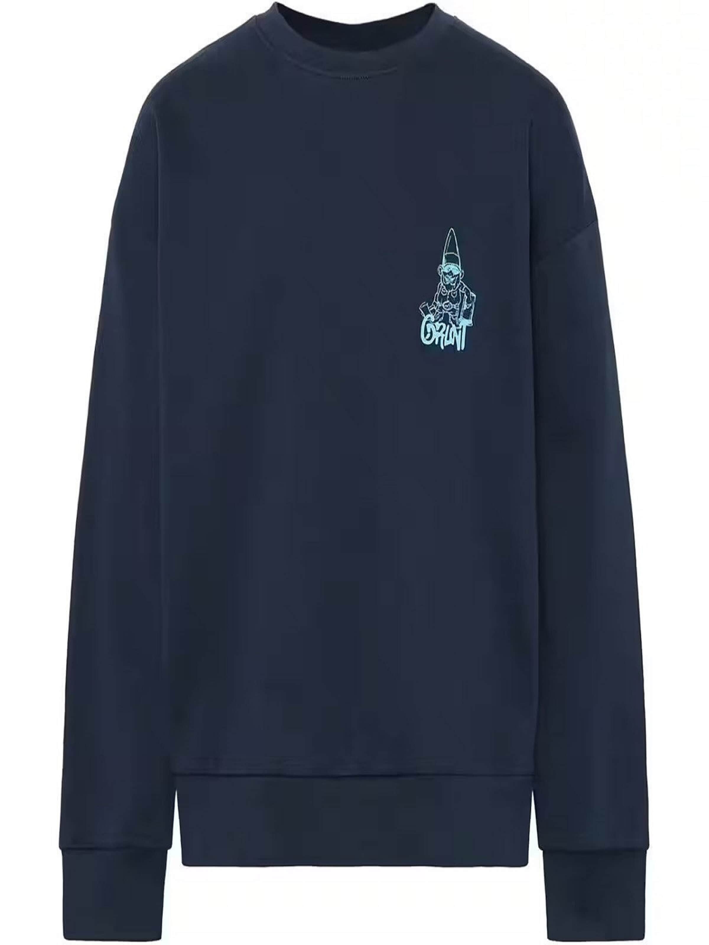 GRUNT Sweatshirt 'GRBalmy' in Blau: Vorderseite