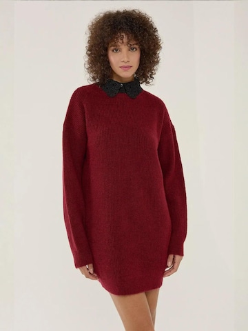 Hiccup Strickkleid 'Strickkleider'‌‌‌‌ in Rot