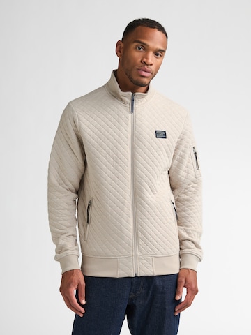 Petrol Industries Sweatvest in Wit: voorkant
