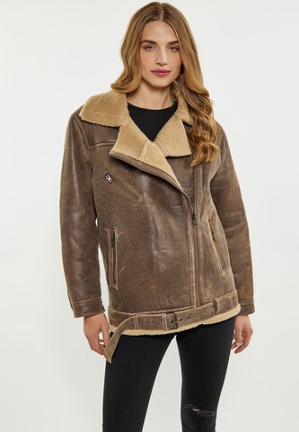 DreiMaster Vintage - Chaqueta de invierno en marrón: frente