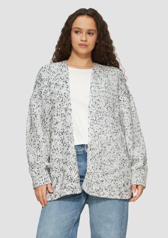 s.Oliver Gebreid vest in Grijs: voorkant