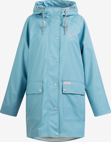 Manteau fonctionnel MYMO en bleu : devant