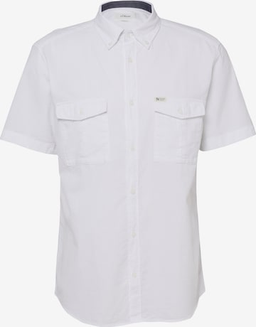 s.Oliver Hemd in Weiß: Vorderseite