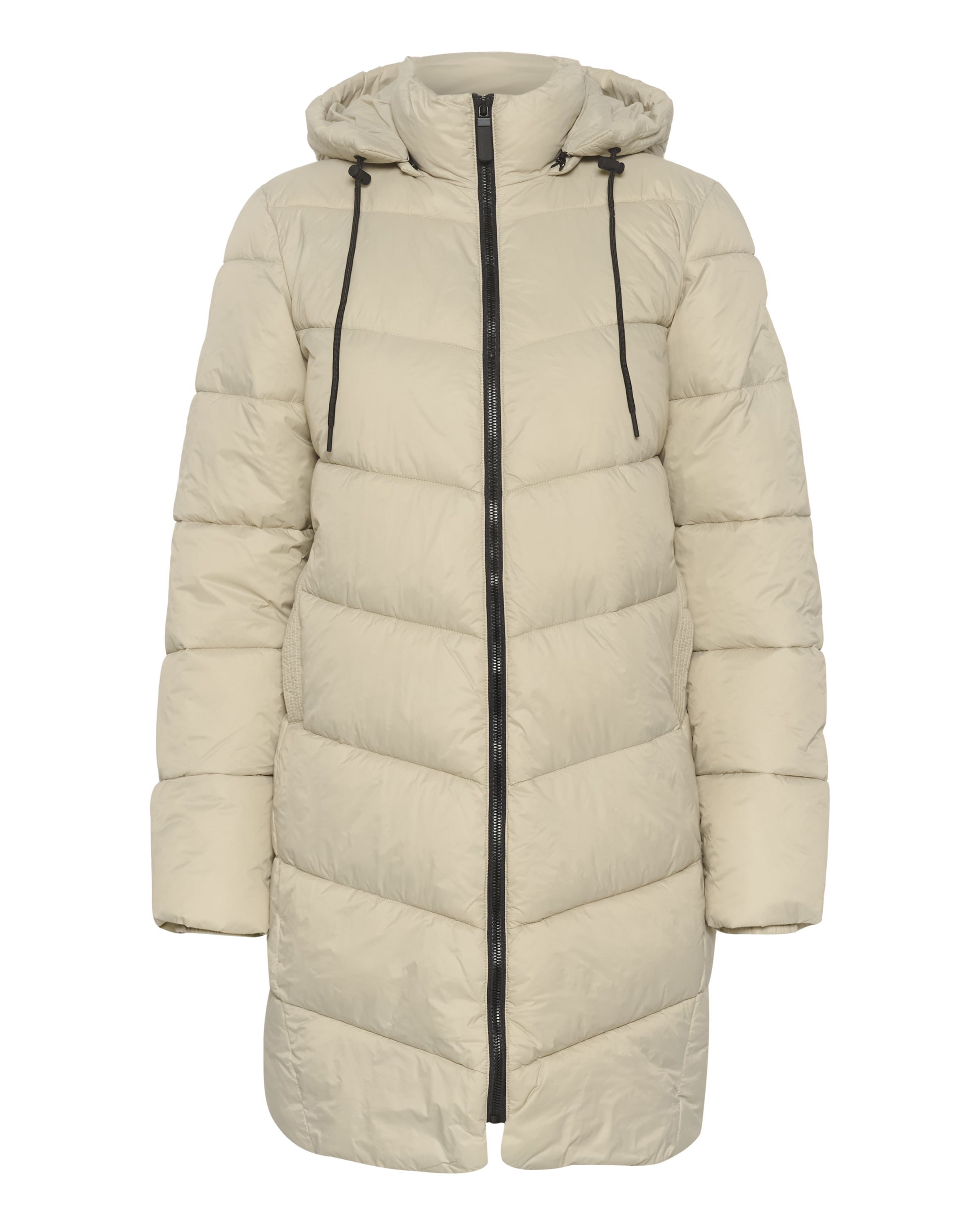 Veste d’hiver 'Susanne' Kaffe en beige : devant