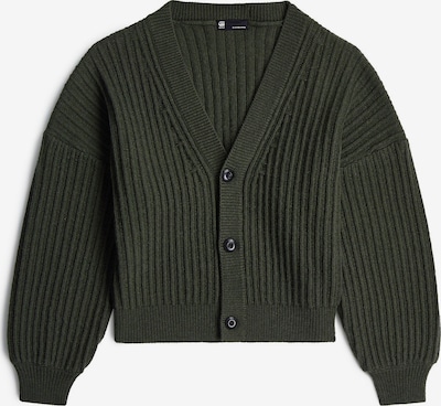 G-STAR Strickjacke 'Loose Cardigan' in dunkelgrün, Produktansicht