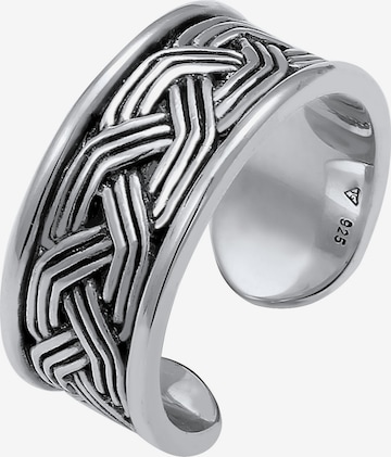 KUZZOI Ring in Silber: predná strana