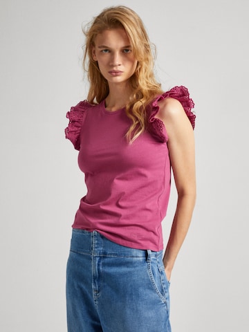 Pepe Jeans Shirt 'LINDSAY' in Pink: predná strana