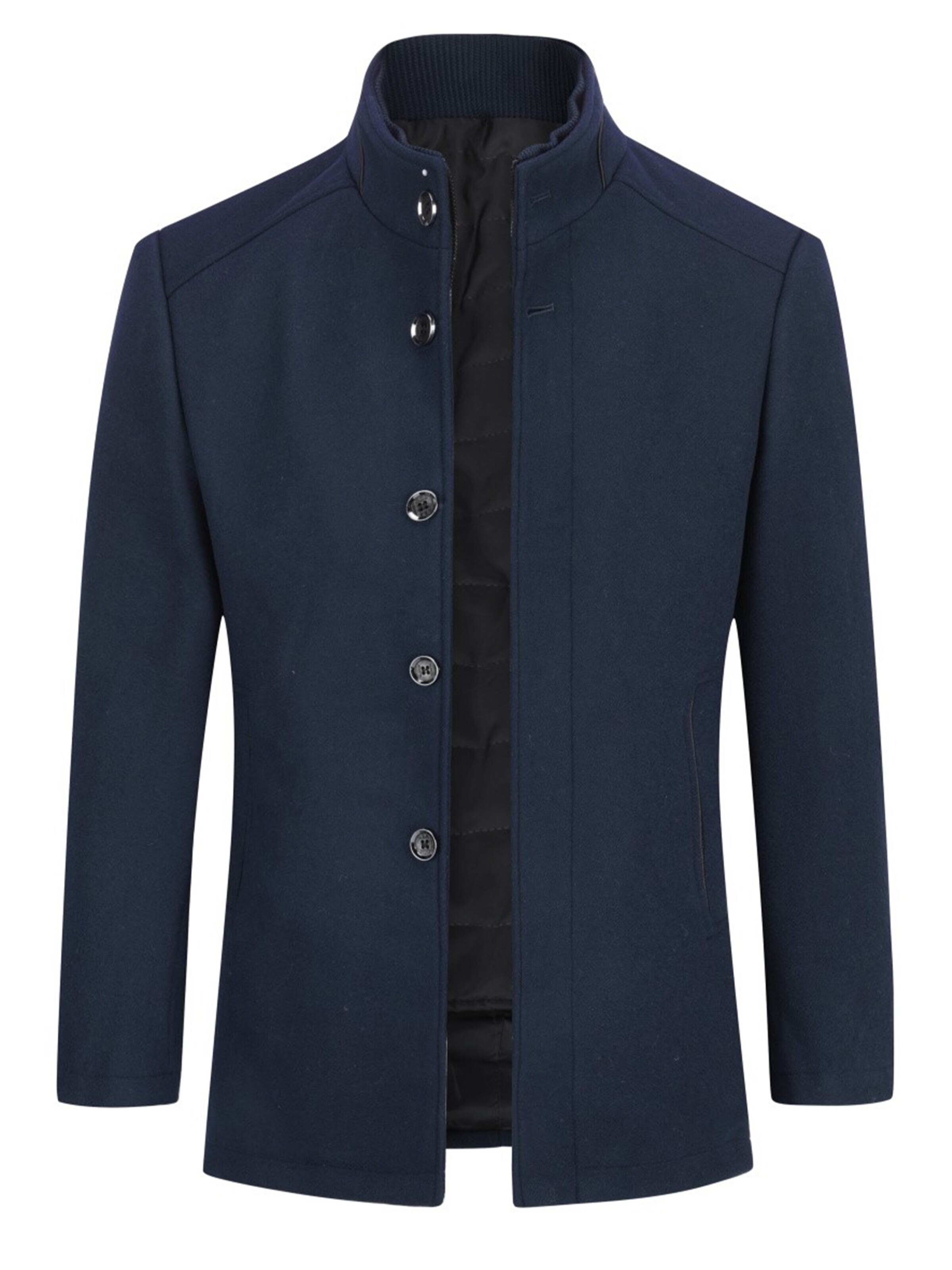 ALLTHEMEN Winterjas 'Winterkern' in Blauw