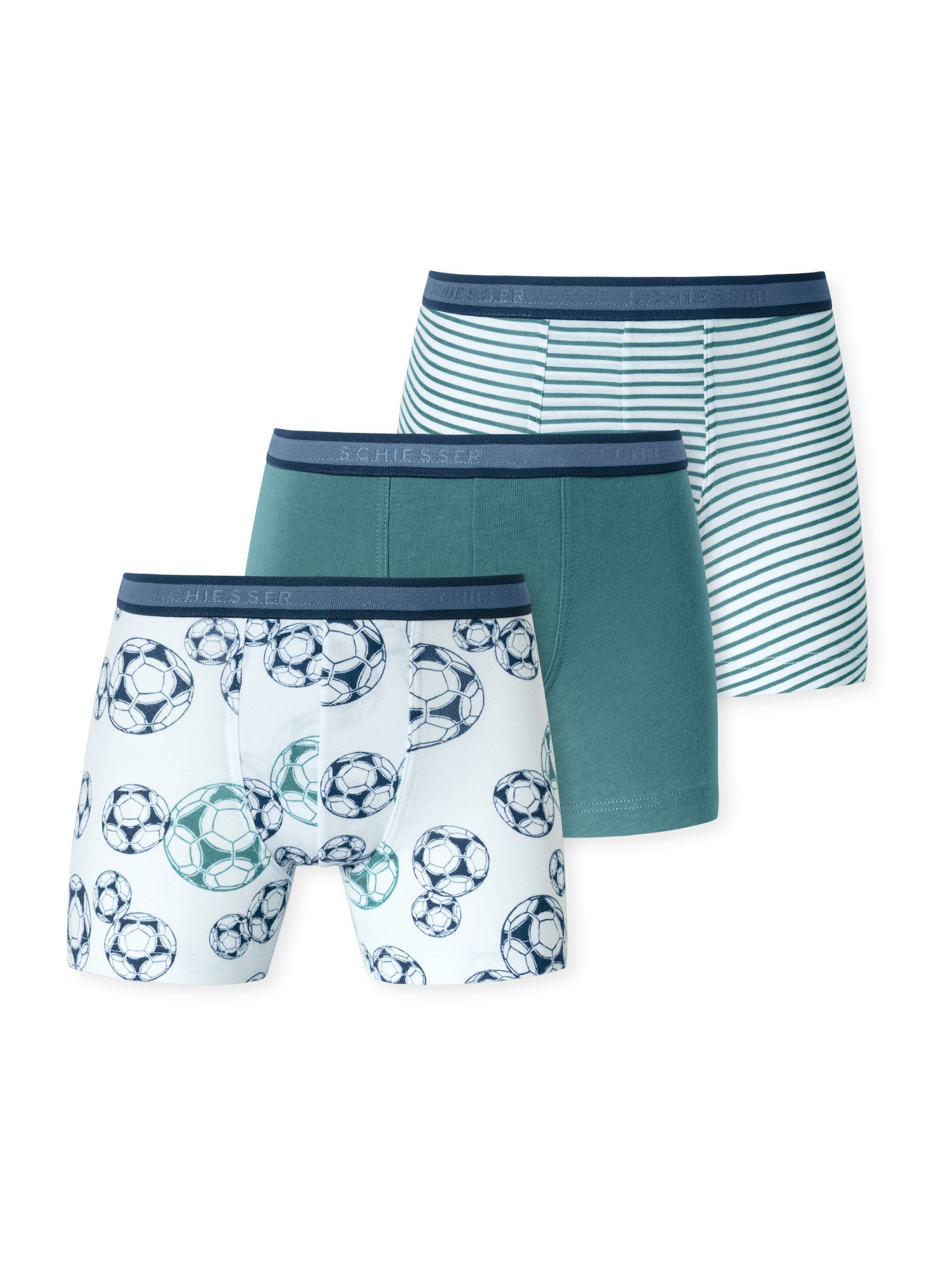 SCHIESSER - Calzoncillo en azul: frente