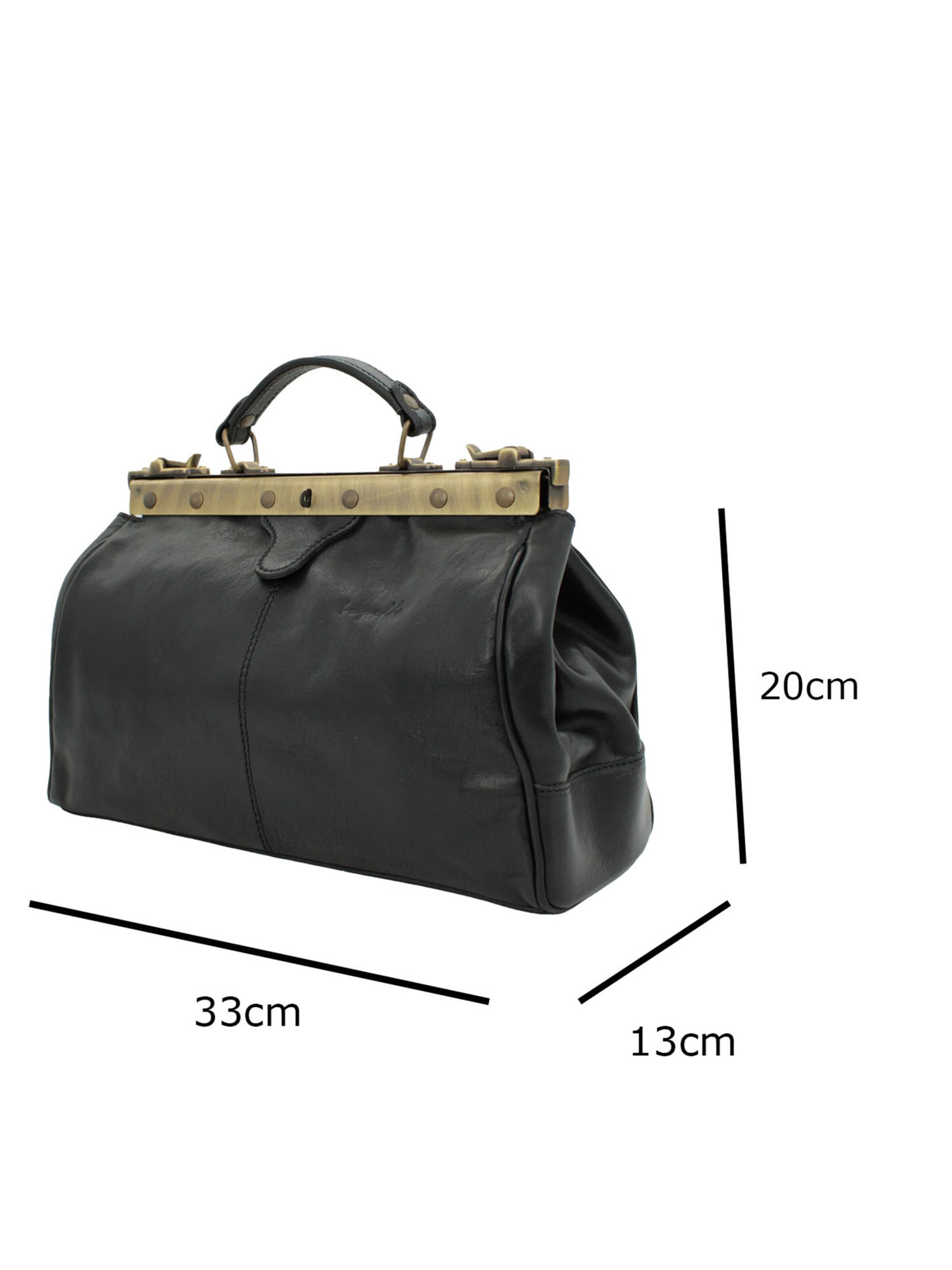 bupell Reisetasche 'Arzttasche Davide'‌‌‌‌ in Schwarz