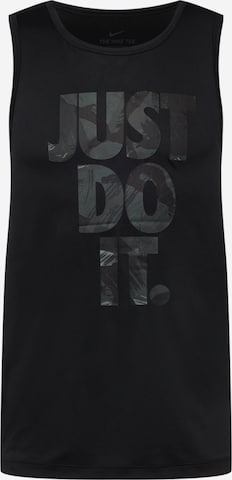 T-Shirt fonctionnel NIKE en noir : devant