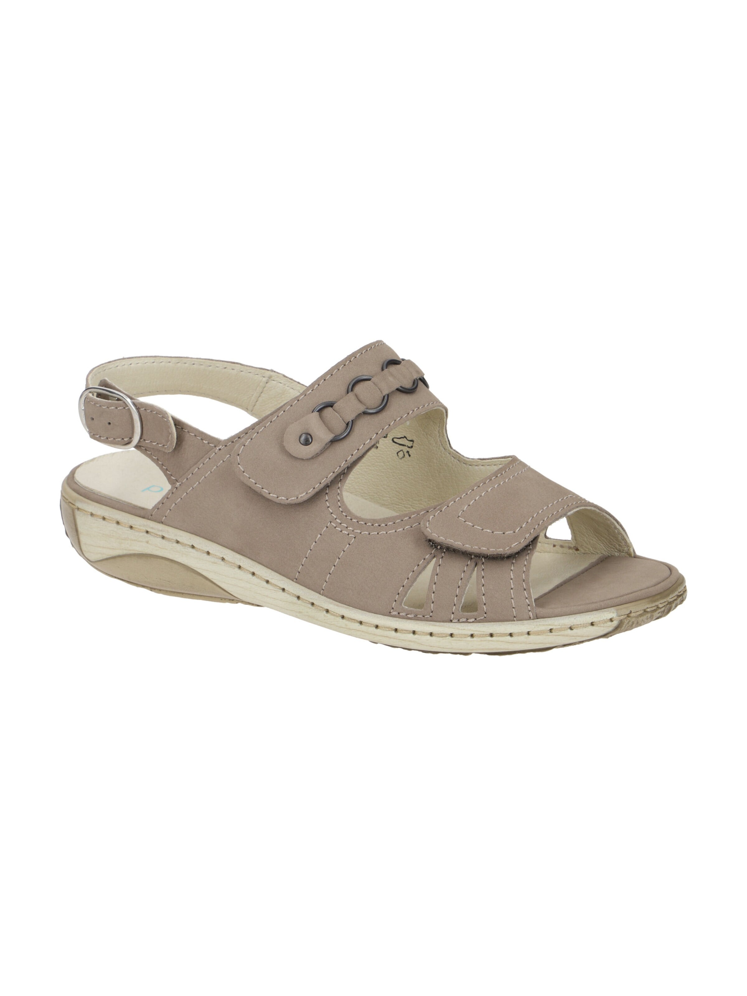 WALDLÄUFER Sandals 'Garda' in Brown: front