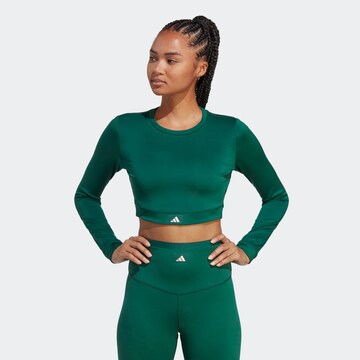 ADIDAS PERFORMANCE Sporttop 'Sports Club ' in Groen: voorkant