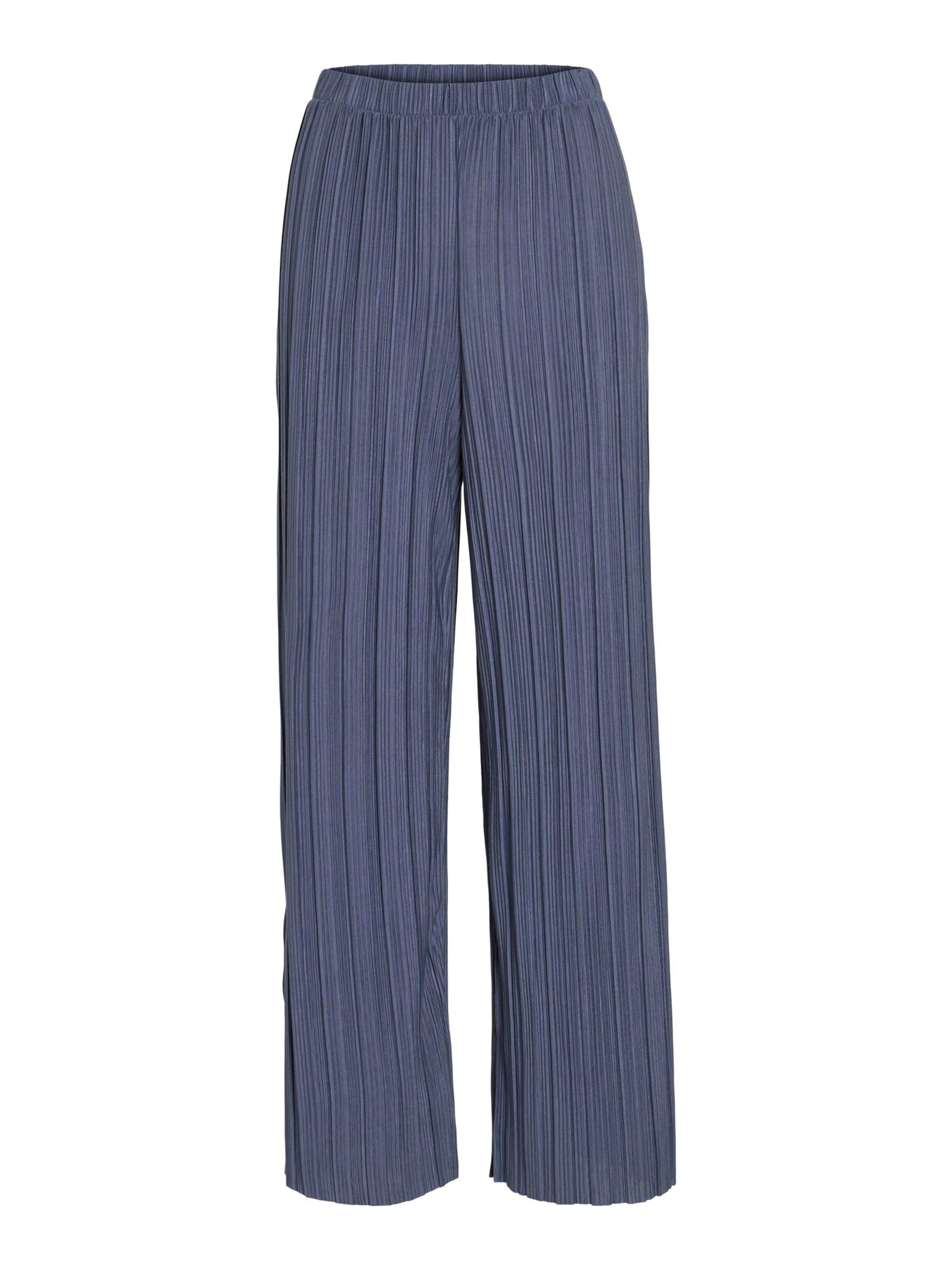 Pantaloni 'VIPLISA' de la VILA pe albastru: față