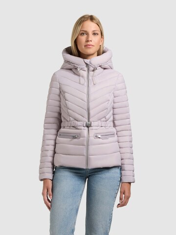 Veste mi-saison 'Lorella' khujo en violet : devant