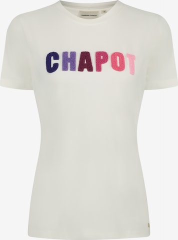 T-shirt Fabienne Chapot en blanc : devant