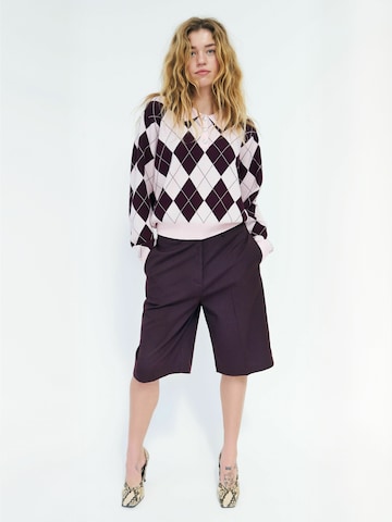 regular Pantaloni ' Vilenacras ' di Crās in lilla