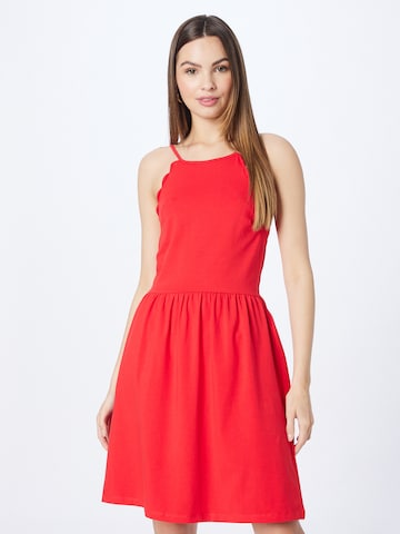 ONLY Καλοκαιρινό φόρεμα 'AMBER' σε κόκκινο: μπροστά