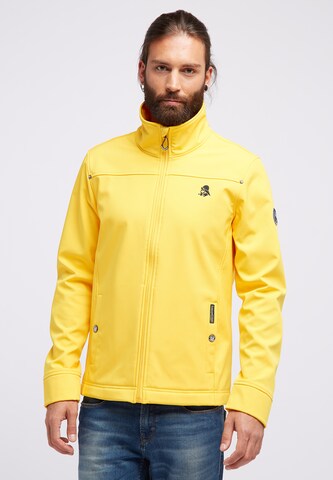 Veste fonctionnelle Schmuddelwedda en jaune : devant