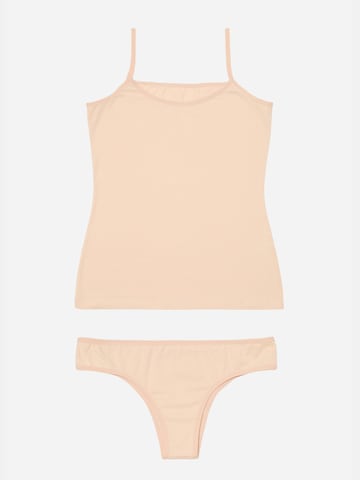 Tazzio - Pijama de pantalón corto 'F907' en beige: frente