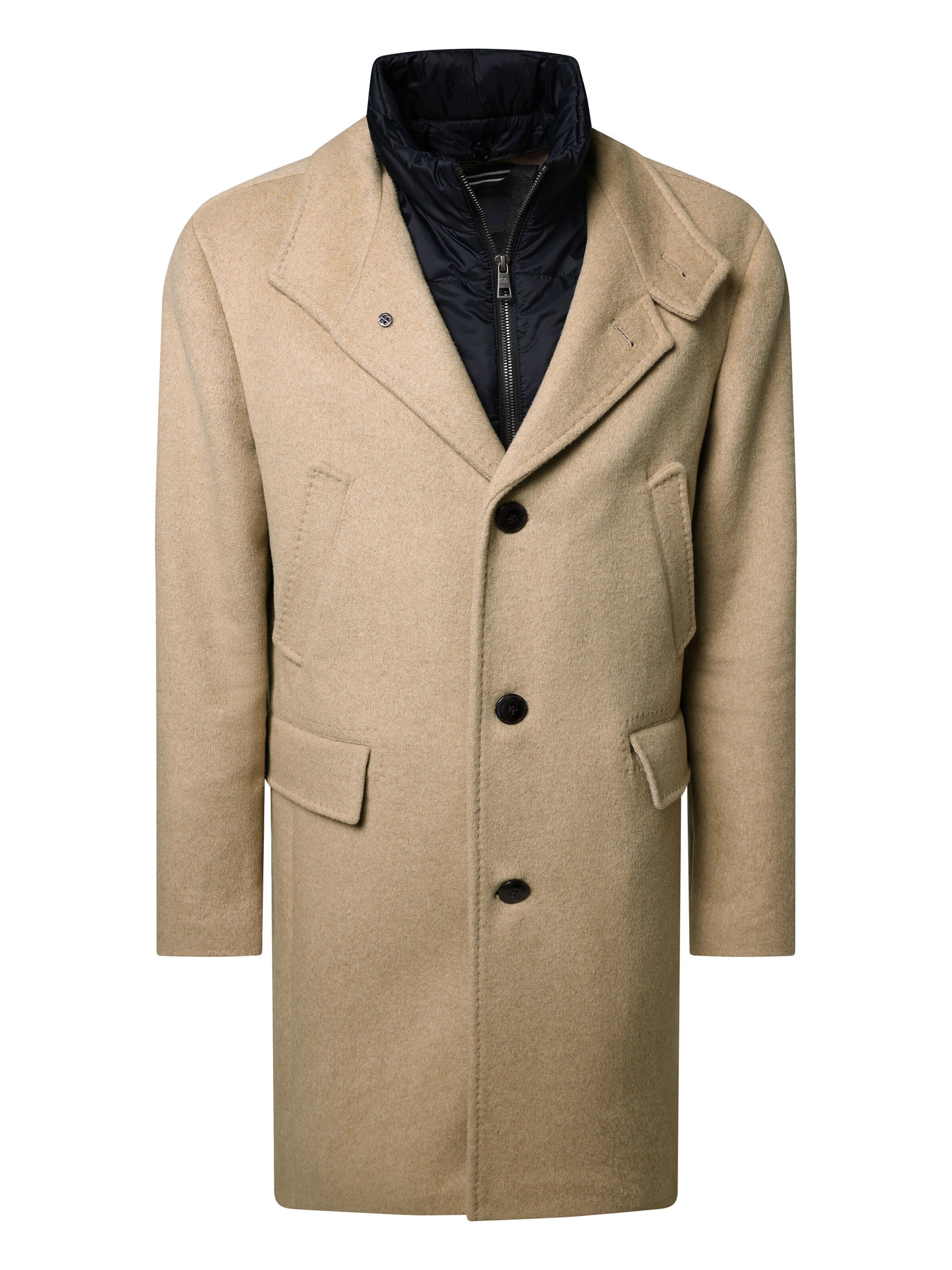 Manteau mi-saison PIERRE CARDIN en gris : devant