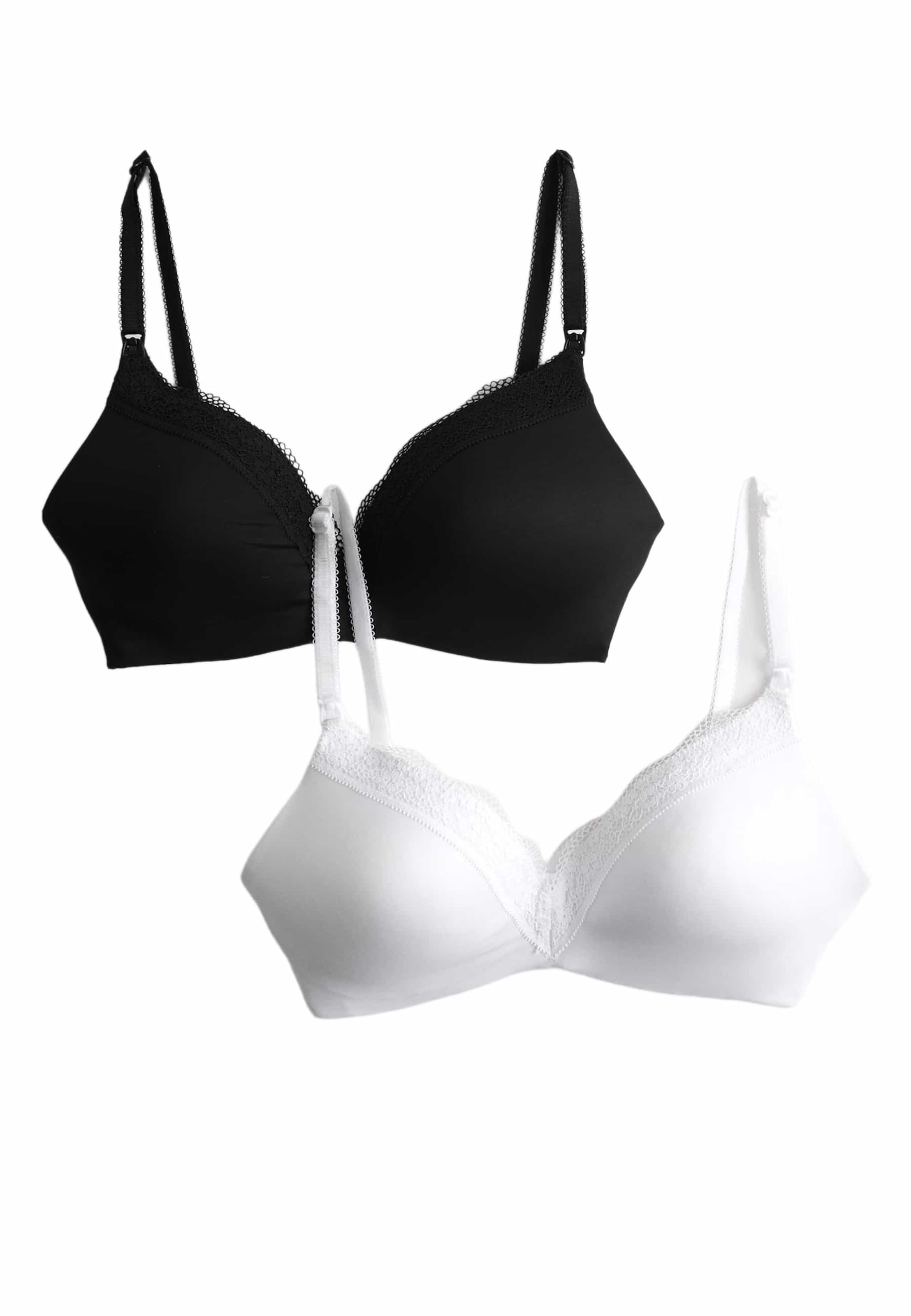 Marks & Spencer Soutien-gorge en 75/C en noir / blanc, Vue avec produit
