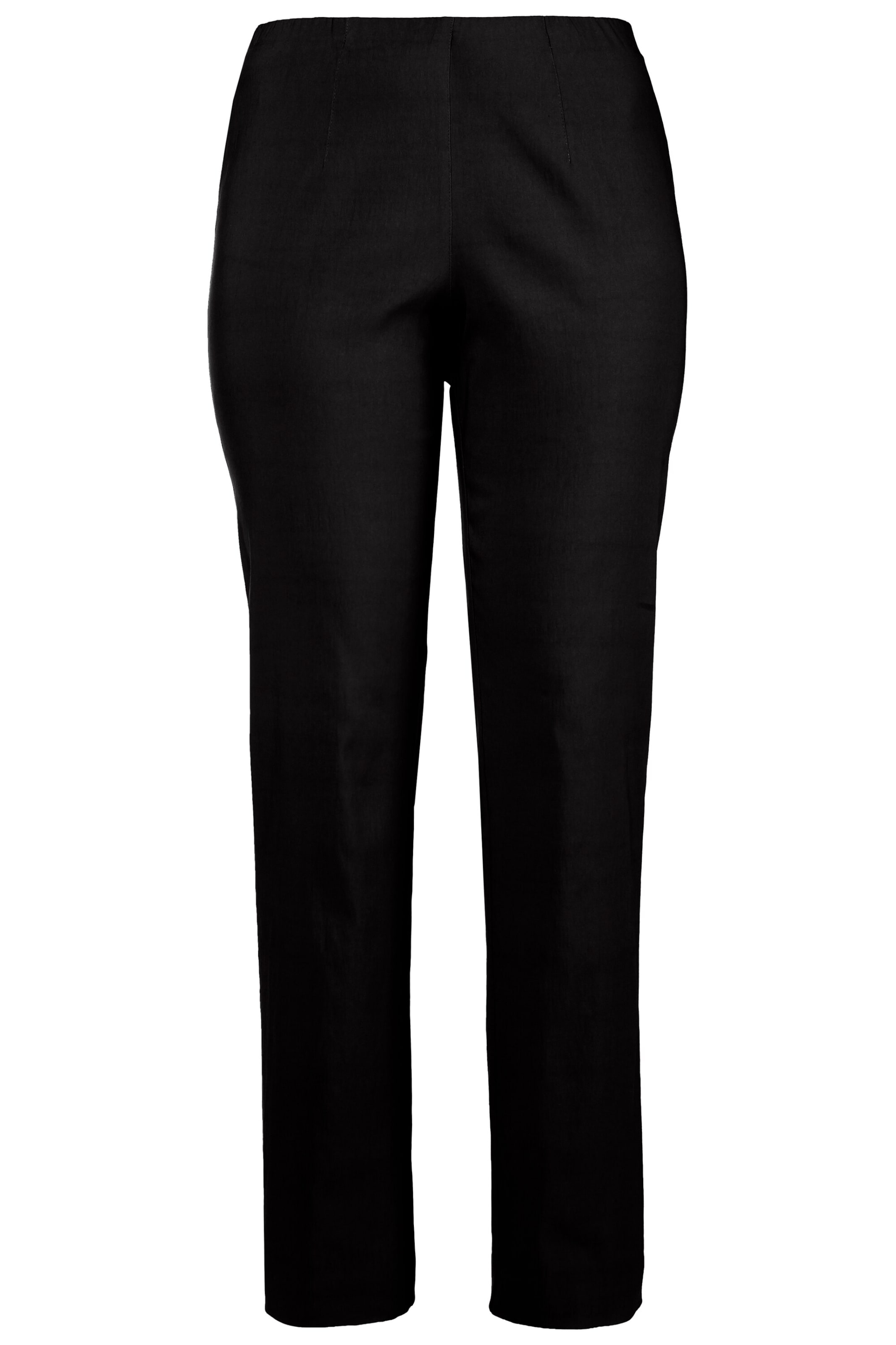Ulla Popken Regular Trousers 'Bengalin' in Black: front