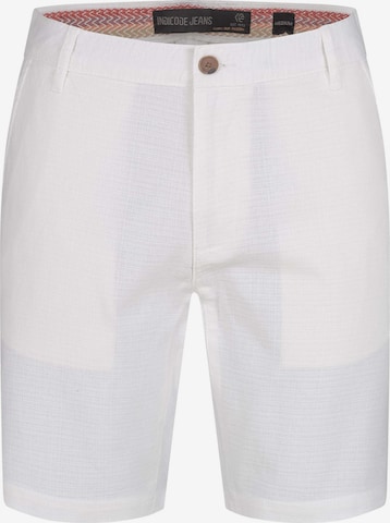 Pantalon 'B799 ' INDICODE en blanc : devant