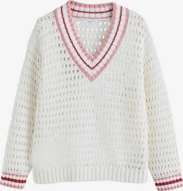 Pull-over Next en blanc : devant