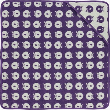 Småfolk Towel 'Apfel' in Purple: front