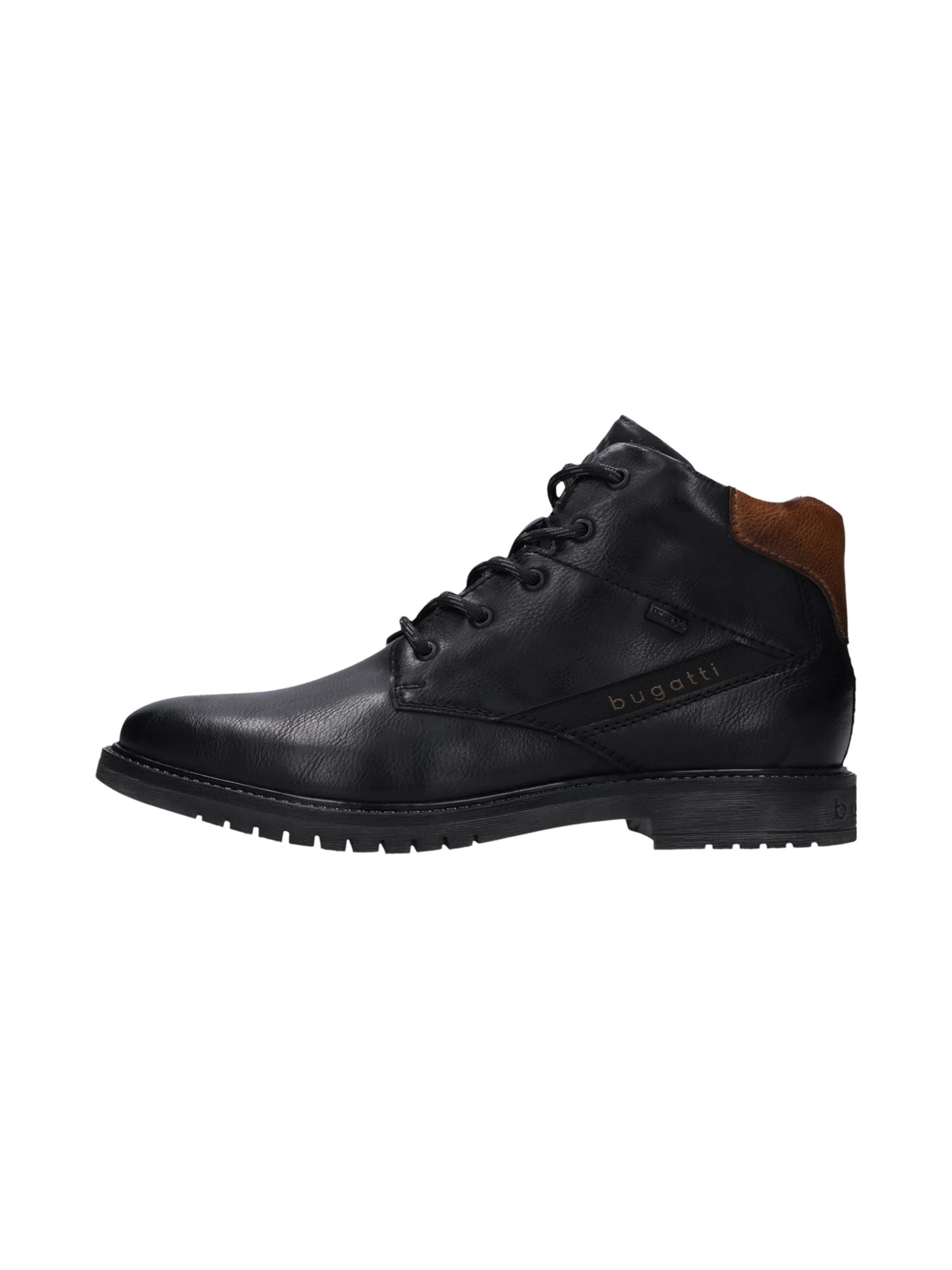 Bottines à lacets bugatti en noir