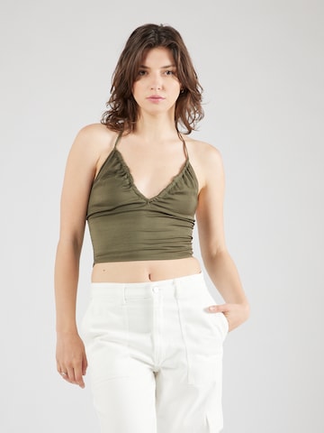 Top 'Floria' di ABOUT YOU in verde: frontale