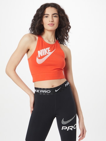 Nike Sportswear Top w kolorze czerwony: przód