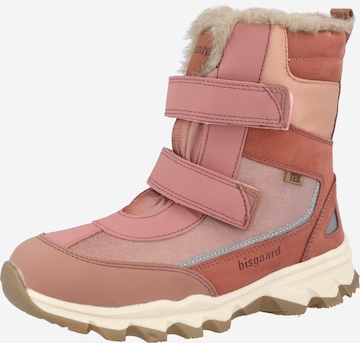 BISGAARD Snow Boots 'Eddie' in Pink: front