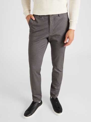 Matinique Slim fit Chino Pants 'Liam' in Grey: front