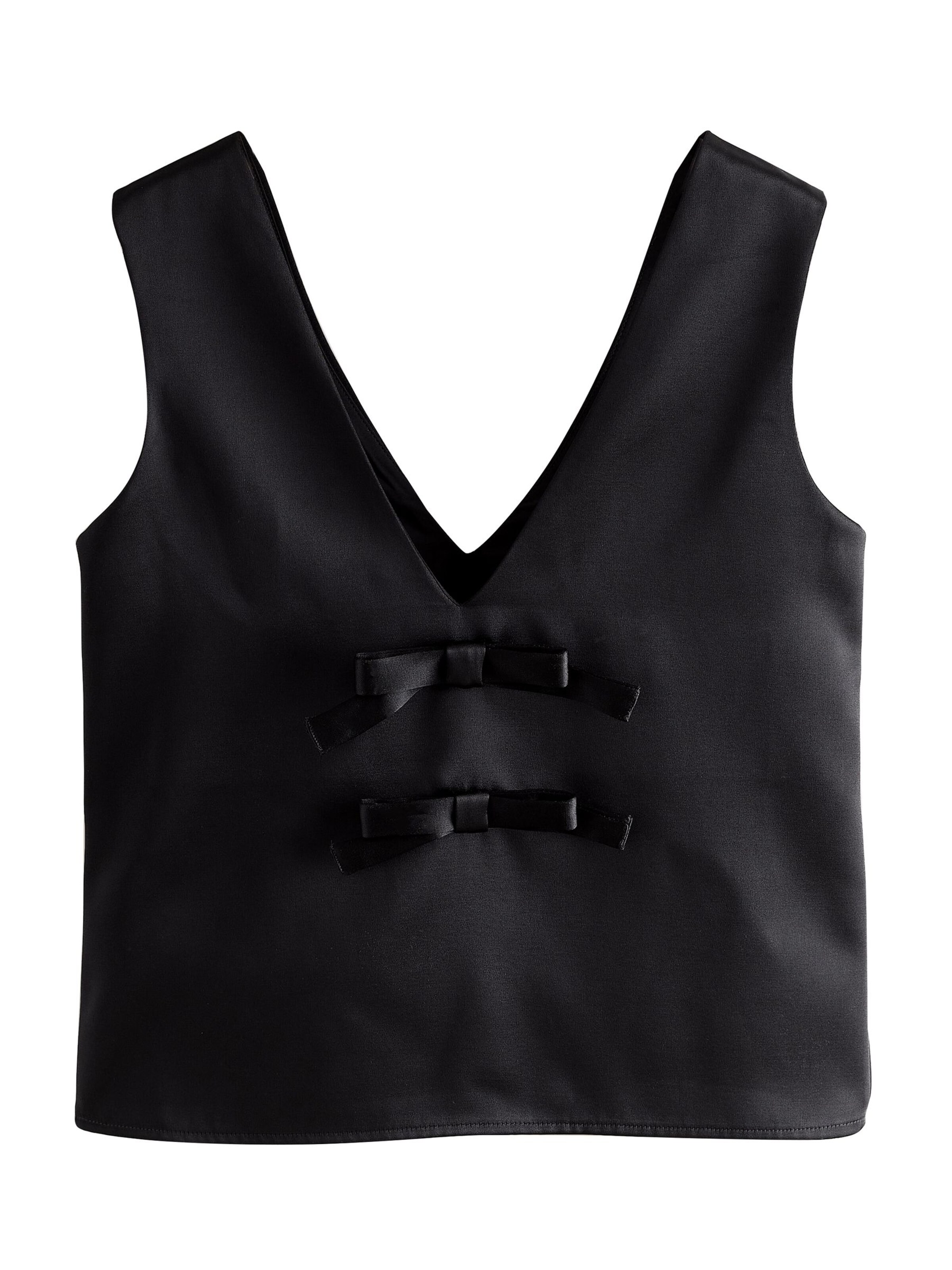 Next Blusentop in Schwarz: Vorderseite