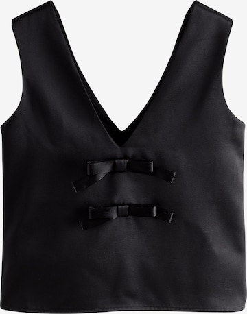 Next Blusentop in Schwarz: Vorderseite