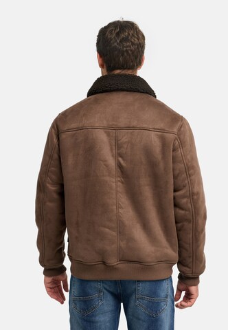 INDICODE JEANS Between-Season Jacket in Brown