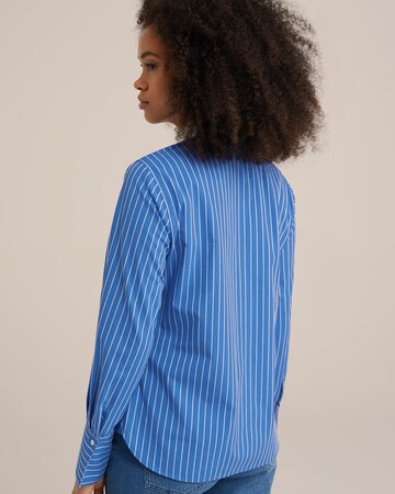 WE Fashion Bluse in Blau