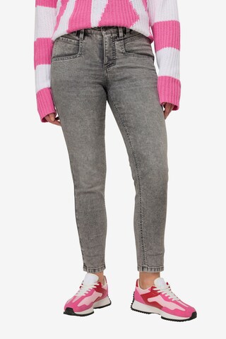 LAURASØN Slim fit Jeans in Grey: front