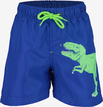 BLUE SEVEN Board Shorts in Blue: front