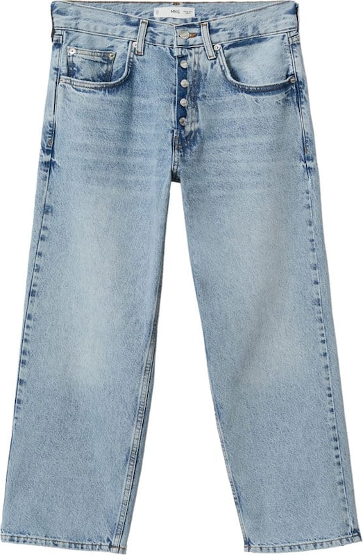 MANGO Regular Jeans 'Carlota' in Blau