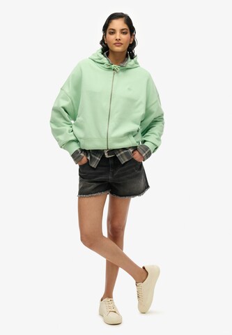 Superdry Sweat jacket 'Studios' in Green